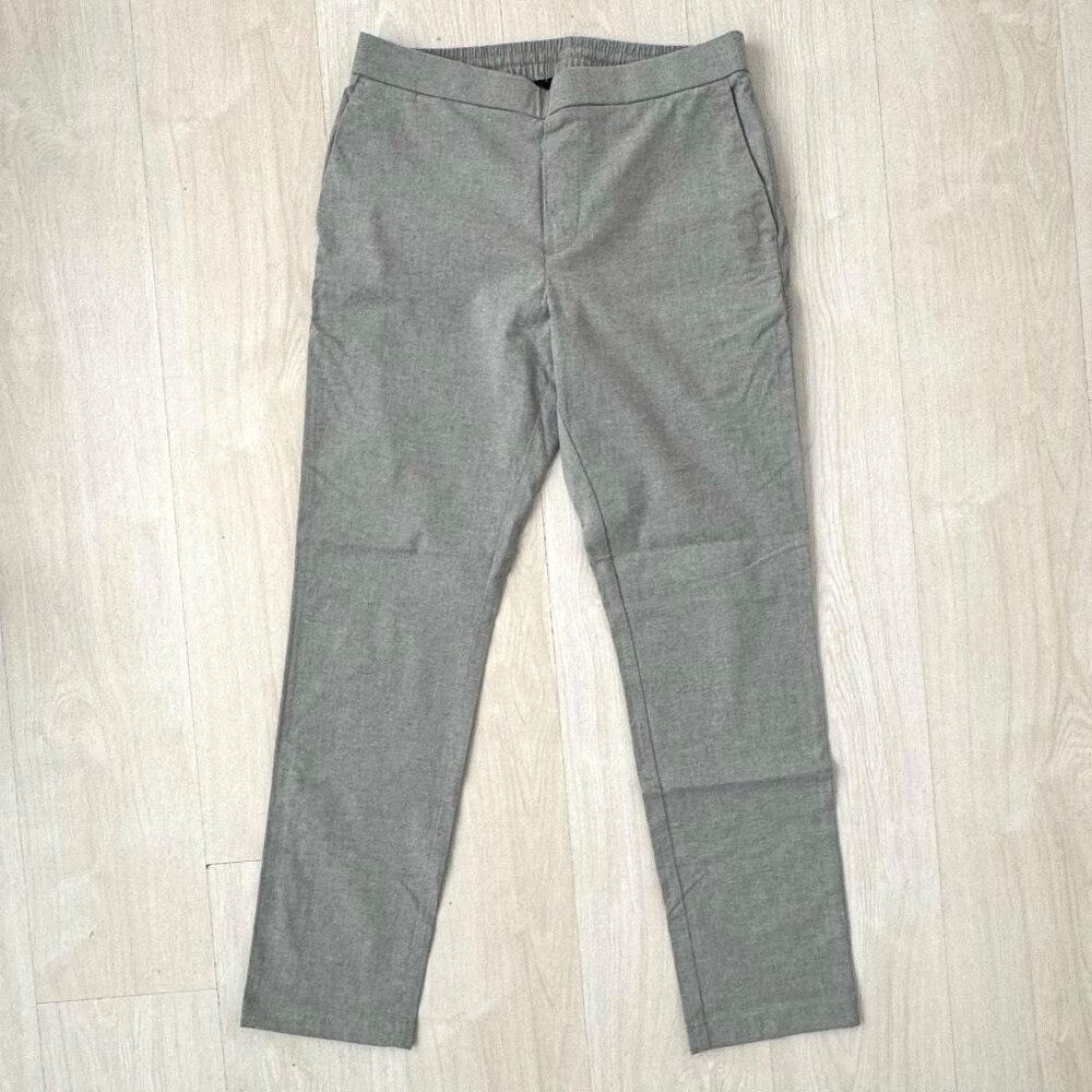 J.Crew Flat Front Chino‎ Pants Gray Men M Travel Casual Jogger Work Pants NWT
